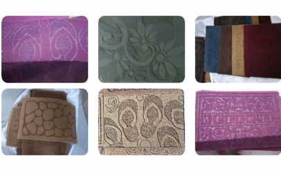 激光打標機在地毯瑜伽墊上雕花刻字 環保高效 廠家值得擁有